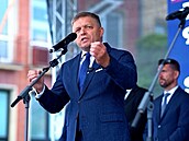 Za Ukrajinu bojují fašisté, to jde proti duchu SNP, hlásal Fico Za Ukrajinu bojují fašisté, to jde proti duchu SNP, hlásal Fico