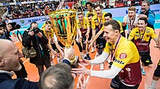 Triumf: Největším úspěchem volejbalové Dukly Liberec v minulé sezoně bylo... Triumf: Největším úspěchem volejbalové Dukly Liberec v minulé sezoně bylo...