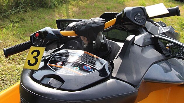 Vodní skútr ukradený v Chorvatsku a nalezený v Jablunkově na Frýdecko-Místecku (14. září 2023)