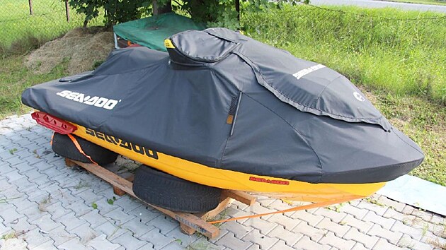 Vodní skútr ukradený v Chorvatsku a nalezený v Jablunkově na Frýdecko-Místecku (14. září 2023)