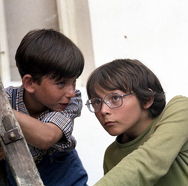 Ji Strach a Jakub Wehrenberg ve filmu Pni Edisoni (1987)