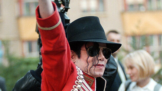 Michael Jackson na koncertu v Praze