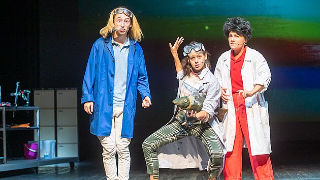 Zlínské divadlo připravilo Pohádku o stvoření. Snímek je ze zkoušky (září 2023)