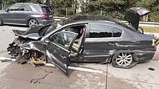 Na 104. kilometru dálnice D1 havaroval vůz. (23. září 2023) Na 104. kilometru dálnice D1 havaroval vůz. (23. září 2023)