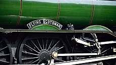 Historická parní lokomotiva Létající Skot (13. bezna 2016)
