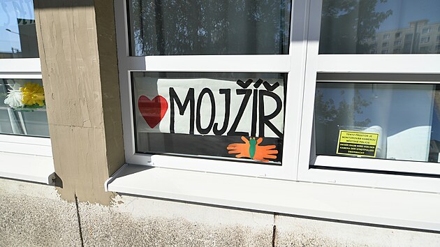 Problémové sídliště v Mojžíři, ulice Jindřicha Plachty, v části Ústí nad Labem. (29. září 2023)