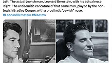 Kritika Bradleyho Coopera kvli idovskému nosu  ve filmu Maestro o Leonardu...