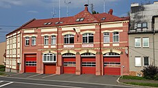 Historická hasiská stanice na Zborovské ulici v centru Nového Jiína. (13....