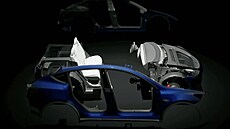 Prkopnický výrobní proces Tesly Unboxed Vehicle má zjednoduit, zrychlit a...