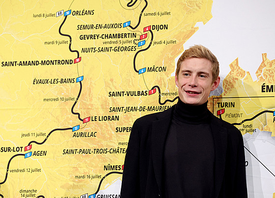 Dán Jonas Vingegaard bhem prezentace Tour de France 2024
