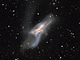 Objekt NGC 520 ukazuje galaktickou srku dvou galaxi, kter zaala ped vce...