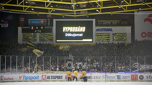HC Verva Litvnov - HC Dynamo Pardubice,
zpas sledoval vyprodan Hlinkv stadion