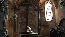 Kostel Povýení svatého Kíe v Moravské Tebové se nejspí dostane do majetku...