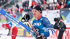 Bec na lyích Michal Novák bhem mistrovství svta v Planici.
