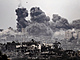 Izraelsk hnv. Bombardovn Gazy na zbrech z phraninho msta Sderot (29....