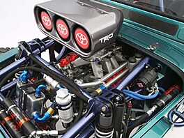 Motor ze závodní Toyoty Camry pro NASCAR byl konstruktéry odladn tak, aby mohl...