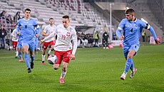 Fotbalisté do 21 let v utkání mezi Polskem a Izraelem.