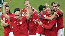 ei slaví postup na Euro 2008. práv vyhráli v  Nmecku 3:0. V popedí...