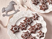 Kakaové hvězdičky s polevou