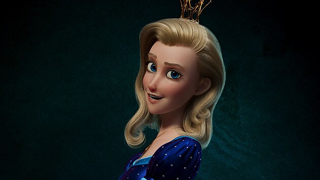 Princezna Krasomila v animovan verzi pohdky Pyn princezna.