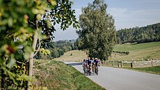 Momentka z horské trasy L'Etape Czech Republic 2024.