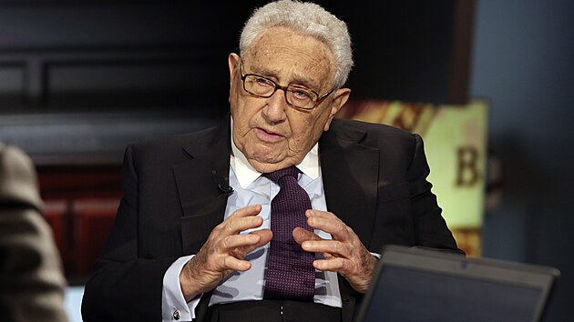 Americk exministr zahrani Henry Kissinger (5. ervna 2015)