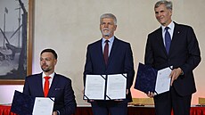 Podpis pihláky na XXXIII. letní olympijské hry v Paíi za úasti prezidenta...