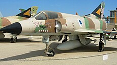Dassault Mirage IIICJ v muzeu izraelského letectva