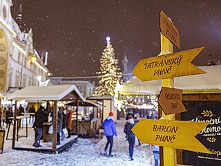 Olomoucké vánoní trhy i letos nabízejí stánky s rozliným zboím, ale také...