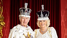 Snímek z korunovace pouil královský pár pro vánoní pání roku 2023.