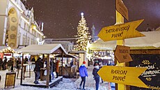 Olomoucké vánoní trhy i letos nabízejí stánky s rozliným zboím, ale také...