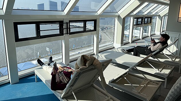 Vyhlídka na Šanghaj z lodi Adora Magic City (24.12.2023)