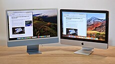 24" iMac M3 (2023), vs. 21,5" iMac (2011)