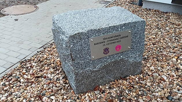 Nově otevřené stravovací zařízení (jídelna s kuchyní) v areálu Akademie vězeňské služby ČR ve Stráži pod Ralskem (4. 1. 2024)