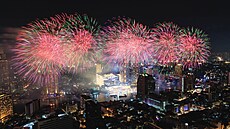 Novoroní oslavy v Bangkoku (1. ledna 2024)