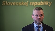 Pedseda slovenského parlamentu a éf strany Hlas-SD Peter Pellegrini (8. ledna...