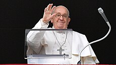 Pape Frantiek ve Vatikánu pednesl svj novoroní projev. (1. ledna 2024)