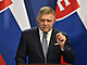 Slovenský premiér Robert Fico v Budapeti (16. ledna 2024)