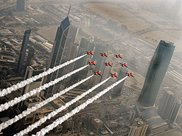 Red Arrows nad Kuwait City