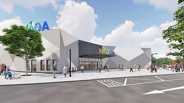 Takto bude vypadat nákupní centrum Varyáda po dokončení stavby a modernizace.