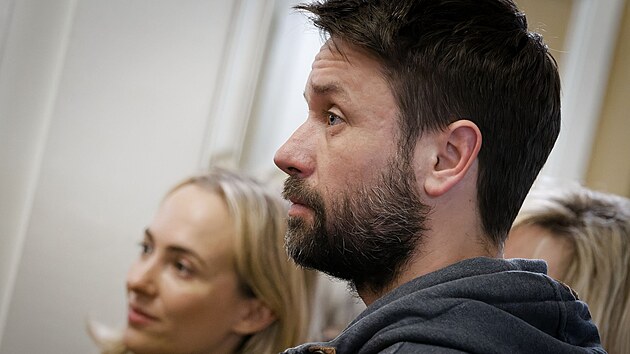 Herec Dejvického divadla Václav Neužil. (29. ledna 2024)