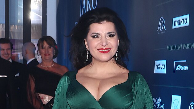 Andrea Kalivodov&aacute; na Plese jako Brno (Brno, 27. ledna 2024)