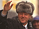 Americk prezident Bill Clinton na nvtv Moskvy (14. ledna 1994)