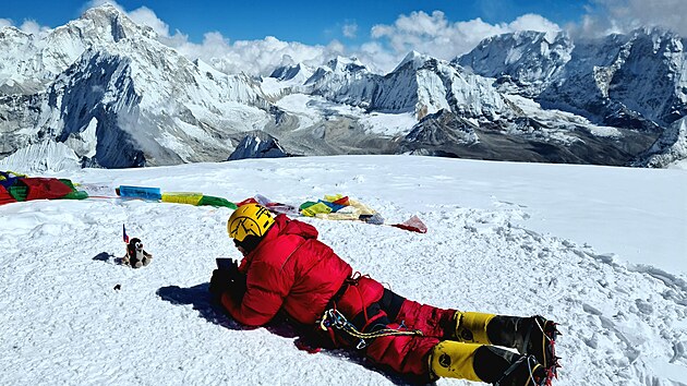 Himaljsk expedice Ama Dablam 2023 ve sloen: Tom Prchal, Jan Trvnek a Milo Bohonk.