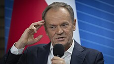 Polský premiér Donald Tusk (22. ledna 2024)