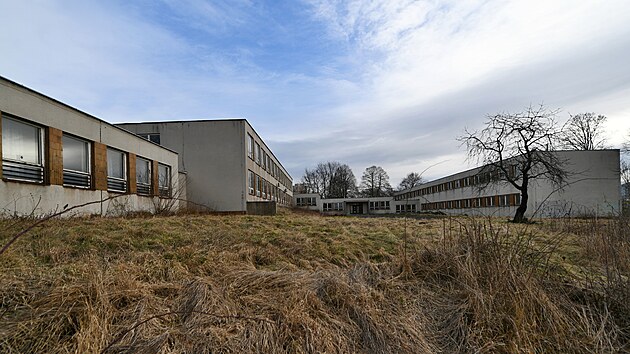 Z bývalé střední školy ve Staré ulici v Ústí nad Labem bude transformační centrum. (únor 2024)