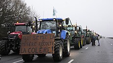Farmái ruí stávku a odjídjí s traktory. (2. února 2023)