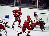 Olympijský hokejový turnaj vrcholil 19. února 1984, pesn ped 40 lety. Fotka...
