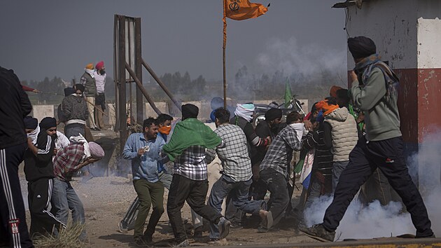 Protesty farm v Indii. (nor 2024)