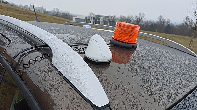 Testování prototypu systému Eloryks, kterým budou policisté umět zastavit auto na dálku. Vyvinuli ho ve spolupráci výzkumníci ČVUT a VUT.